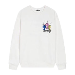 Letter Cross Pattern Sweatshirt #D25
