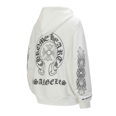 CH Letter Cross Pattern Hoodie #K14