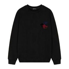 Letter Cross Pattern Sweatshirt #D35
