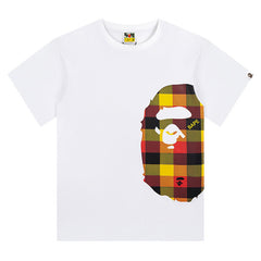 Side Big  Head T-Shirt White