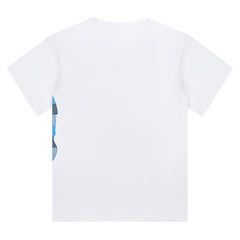 Side Big  Head T-Shirt White