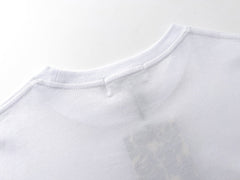 Side Big  Head T-Shirt White