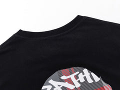 Stroke Camo By Bathing Big  Head T-Shirt
