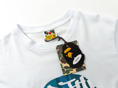 Stroke Camo By Bathing Big  Head T-Shirt