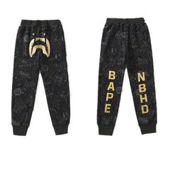 GOLD  LETTER  Pants
