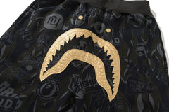 GOLD  LETTER  Pants