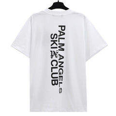 Logo patch crew neck T-shirts