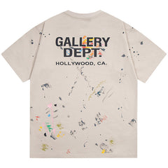 Boardwalk paint-splatter T-shirt