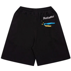 Graffiti Letter Print Shorts