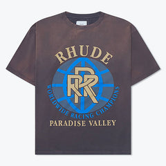Paradise graphic-print cotton-jersey T-shirt