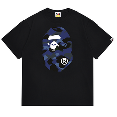 Color Camo Side Big  Head Tee