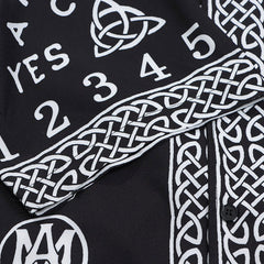 Ouija Board Bowling Shirt In Black