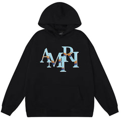 Street Style Long Sleeves Plain Cotton Logo Hoodies