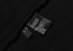 Street Style Long Sleeves Plain Cotton Logo Hoodies