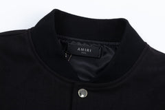 Staggered Logo Varsity Jacket