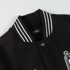 logo-appliqué Varsity Jacket