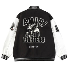 logo-appliqué Varsity Jacket