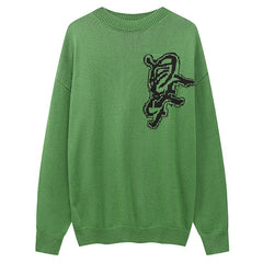 Logo-Intarsia Crewneck Jumper