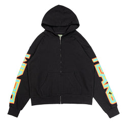 Spring Gardens Zip Hoodie Black
