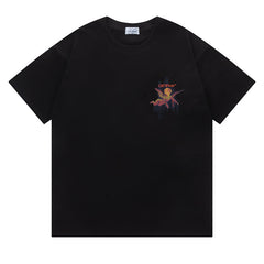 Cotton Cherub Print T-Shirts