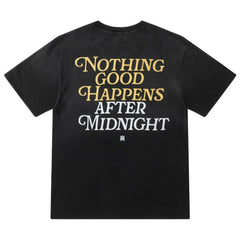 Nights Cotton Crewneck T-Shirts
