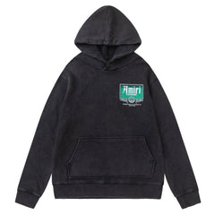 Lounge Crystal Embellished Cotton Graphic Hoodie
