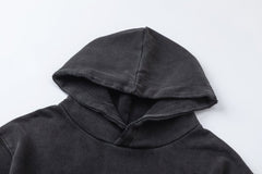 Lounge Crystal Embellished Cotton Graphic Hoodie
