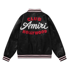 Club Leather Varsity Jacket