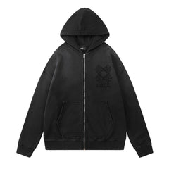 Patchwork Pattern Letter Hoodie #7211