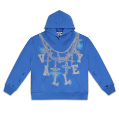 Letter Pattern Hoodie #V5908