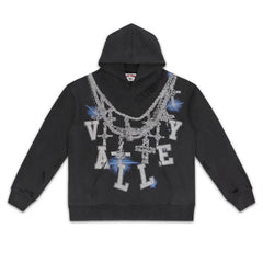 Letter Pattern Hoodie #V5908
