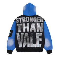 Letter Pattern Hoodie #V158