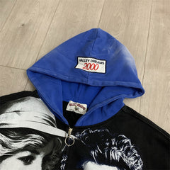 Letter Pattern Hoodie #V158