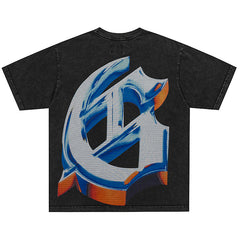 Graphic-Print Boxy-Fit T-Shirt