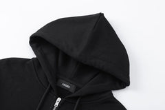 Relaxed Zip Up Hoodies