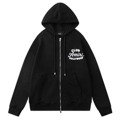 Detail Zip-up Hoodie