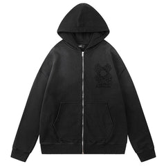 Detail Zip-up Hoodie