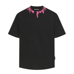 Curved-Logo Cotton T-Shirt