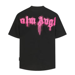Curved-Logo Cotton T-Shirt