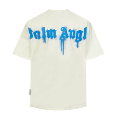 Curved-Logo Cotton T-Shirt