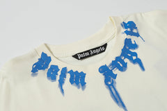 Curved-Logo Cotton T-Shirt