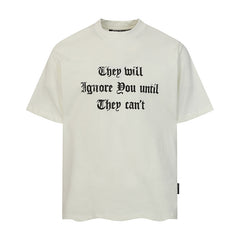 Print Ribbed T-Shirt