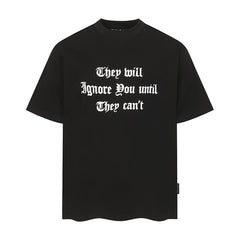 Print Ribbed T-Shirt