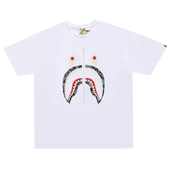 Glow Color Camo Shark T-Shirts