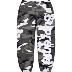Satin Applique Sweatpant 'Woodland Camo'