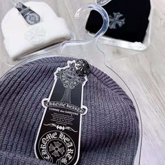 CH Letter Pattern Knit Hat