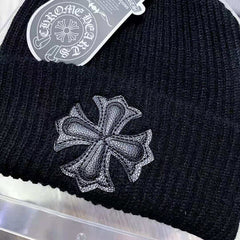 CH Letter Pattern Knit Hat
