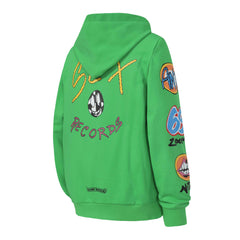 CH Letter Cross Pattern Hoodie #L3108