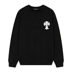 Letter Cross Pattern Sweatshirt #D26