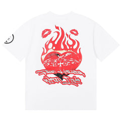 Letter Printed T-Shirt White
